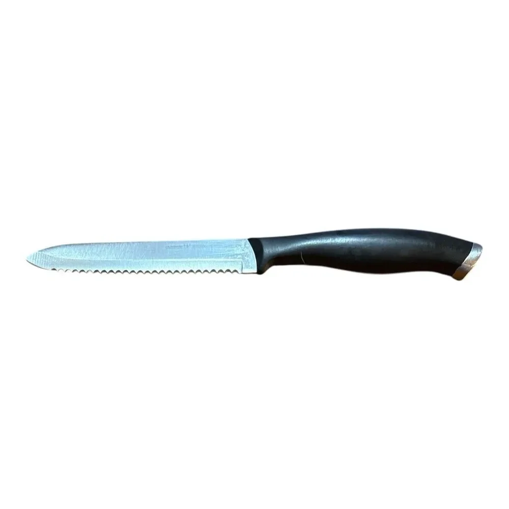 J.A. Henckels Utility Knife 13570-100 Serrated 4” Blade Silver Cap